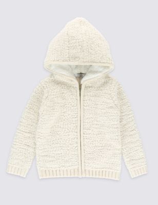 Long Sleeve Chunky Hooded Top &#40;1-7 years&#41;